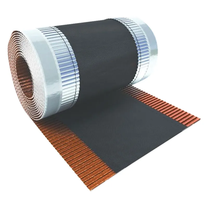 Lage Prijs BANDA AUTOADESIVA SOTTOCOLMO ‘ONDULAIR ADHESIVE‘ h. 390 mm x 5 mt. - colore terracotta (RAL8004)