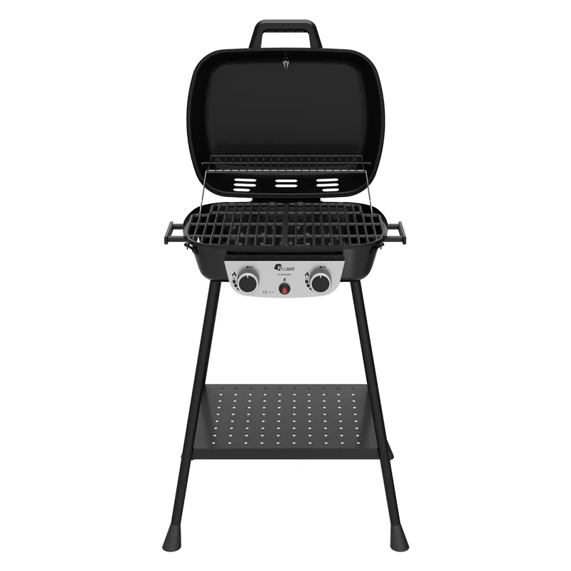 BARBECUE A GAS ‘FUOKISSIMO‘ kW 2,5 x 2 - totale kW 5 Gratis Retour