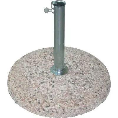 BASE X OMBRELLONE CEMENTO GRANIGLIATO. Modello CM 58 F.MM 54 KG 35 Snelle Levering