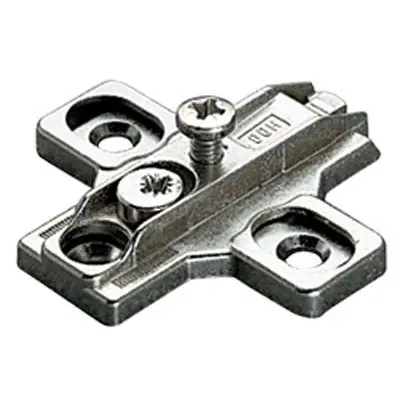 BASETTA CERNIERA INCASSO B2R3E SALICE. Modello ZAMA NICH REGISTRABILE H.MM 0 MM 37X32 Betaalbaar