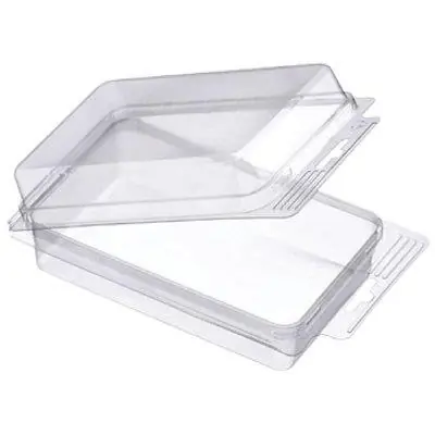 Populair BIVALVA RIGIDA. Modello PVC TRASPARENTE MM 110X 50 H.MM 20