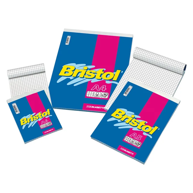 BLOCCO NOTE ‘BRISTOL‘ formato A6 - 60 fogli. Modello formato A6 - 60 fogli Weekendaanbieding
