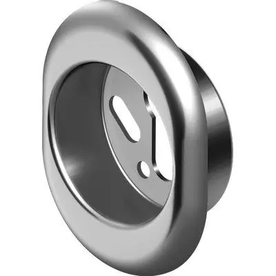 BOCCHETTA ANTISTRAPPO DEFENDER MRM500 DISEC. Modello CROMO SATINATO I.MM 38/31 D.MM 50 H.MM 25 Premium
