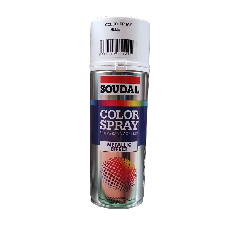 Voordeelprijs BOMBOLETTA SPRAY METALLIZZATO SOUDAL. Modello BOMBOLETTA SPRAY METALLIZZATO SOUDAL 400 ml - Argento