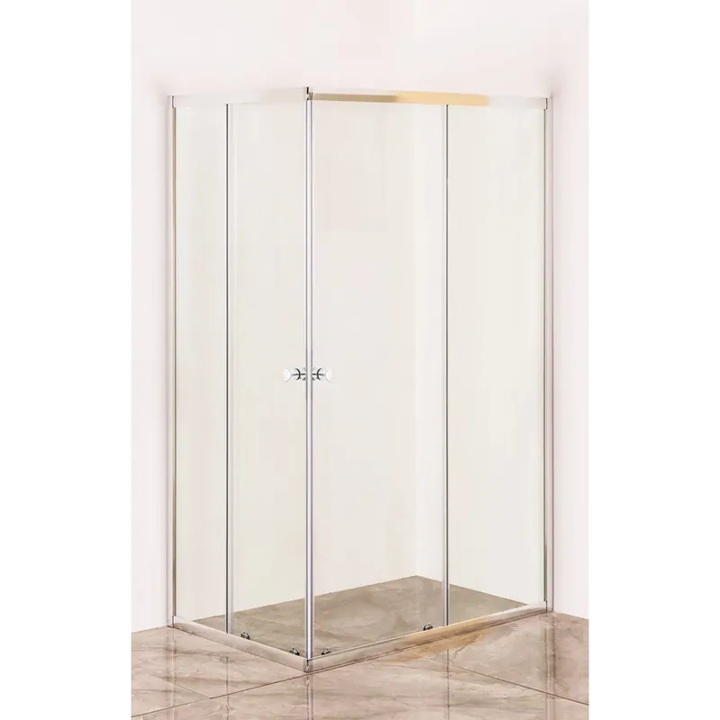Weekendaanbieding BOX DOCCIA CRISTALLO DUE PORTE ‘ACQUA MARINA‘ cm 70 x 120 - H 185. Modello cm 70 x 120 - H 185