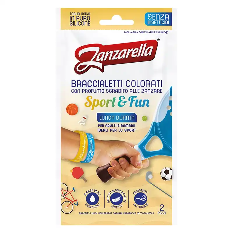 BRACCIALETTO ANTI ZANZARA ‘SPORT & FUN‘ cf. 2 pezzi Lage Kosten