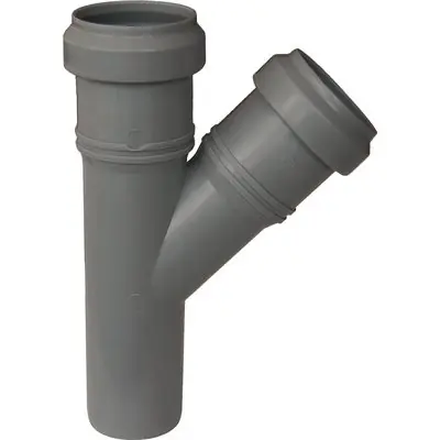 BRAGA SCARICO IDRICO AD INNESTO. Modello PP GRIGIO MM 40 45° Superprijs