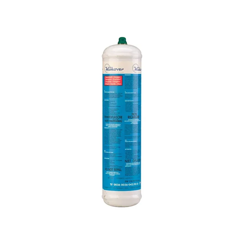 Bombola Ossigeno Media Pressione 145g (110lt) Senza Piede Hoge Kwaliteit