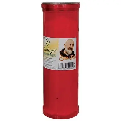 Populair CERO VOTIVO. Modello ROSSO T.60K MM 65X210 GR 200