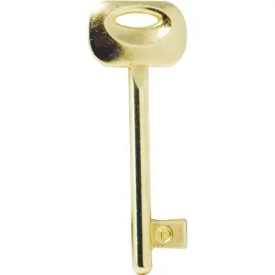 CHIAVE PATENT OTTONATA BONAITI. Modello ZAMA N° 12 Fabrieksprijs