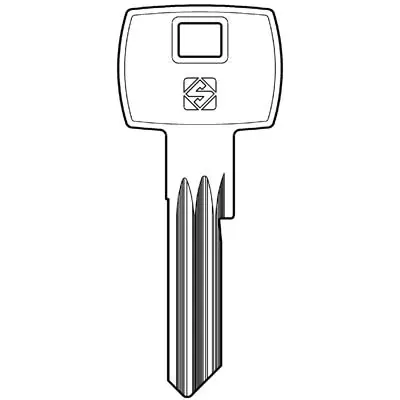 Aanbieding CHIAVE PIATTA CORBIN CB90R SILCA