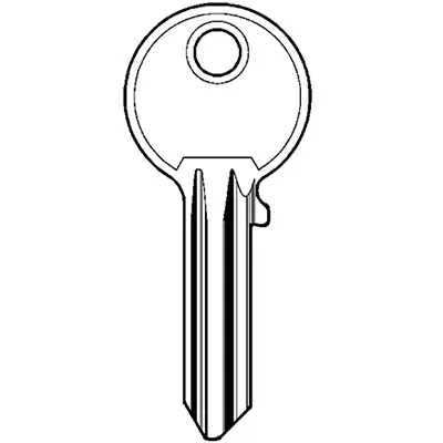 CHIAVE PIATTA ISEO F3 020260 SILVER ORIGINALE Alleen Vandaag