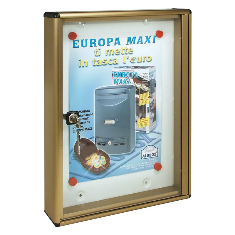 BACHECA PORTA AVVISI 1 FOGLIO cm 30 x 5 x 40 - bronzo Voordeelprijs