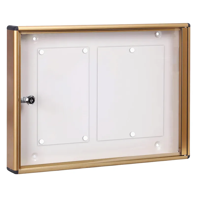 Beste Prijs BACHECA PORTA AVVISI 2 FOGLI cm 48x5x h.35 - bronzo