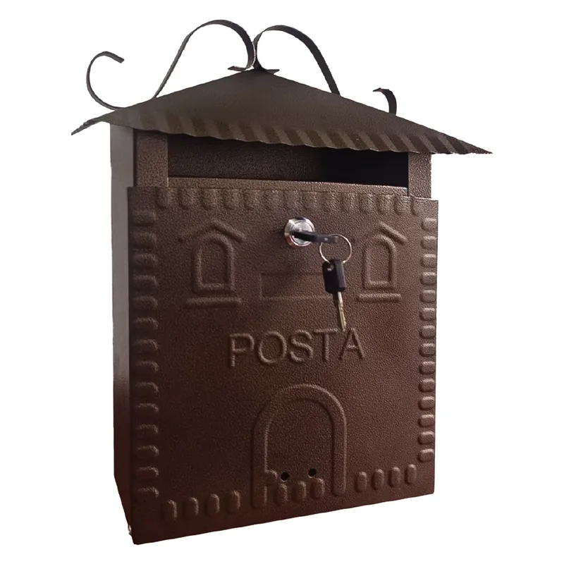 Voordeelprijs CASSETTA POSTALE IRIS cm 36x9x h 32 - rame antico