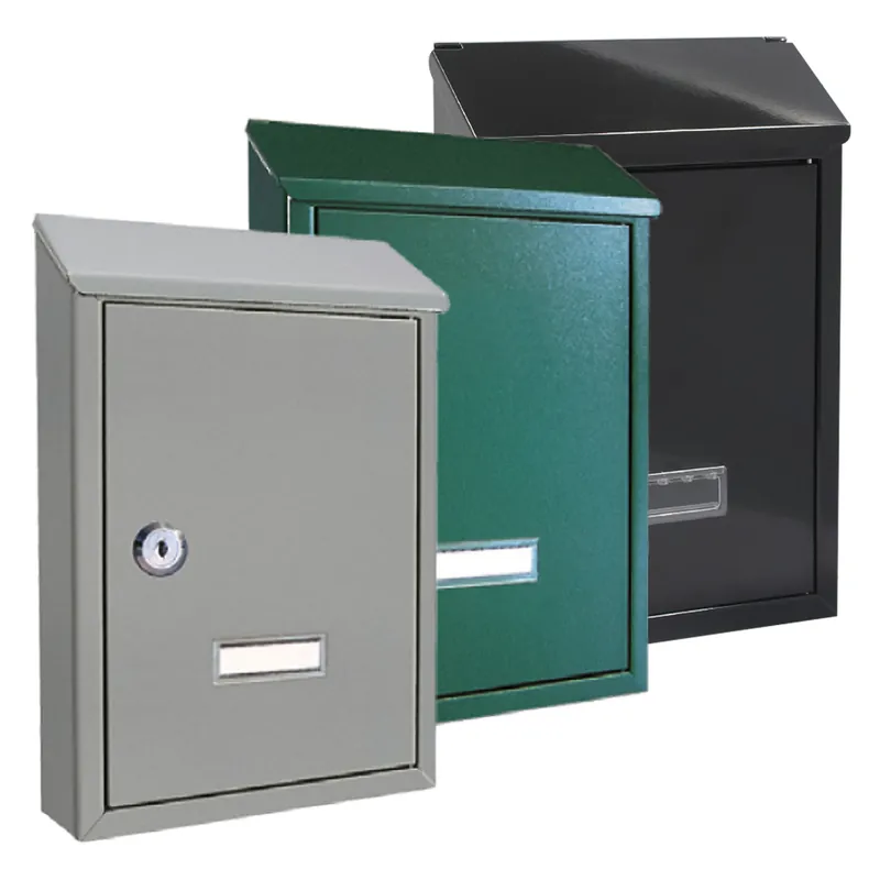 Bestel Nu CASSETTA POSTALE NINFEA cm 20,5 x 6,8 x H.30 - grigio argento