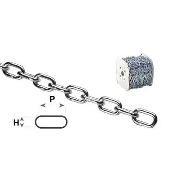 Aanbieding CATENA GENOVESE SU BOBINA n°32 (12 mm) - PxH 47,5x20,5 - bobina 10 mt