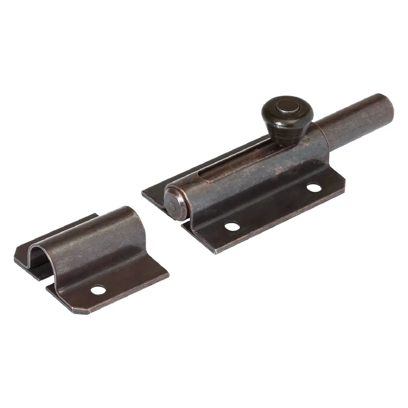 CATENACCIO TRASVERSALE ASTA TONDA ART.216 mm 80 - acciaio bronzato Q.TA 10 Koop Online