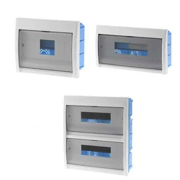Beperkt Aanbod CENTRALINO DA INCASSO C/PORTELLO 8 Moduli - 216x175x80 mm - Bianco