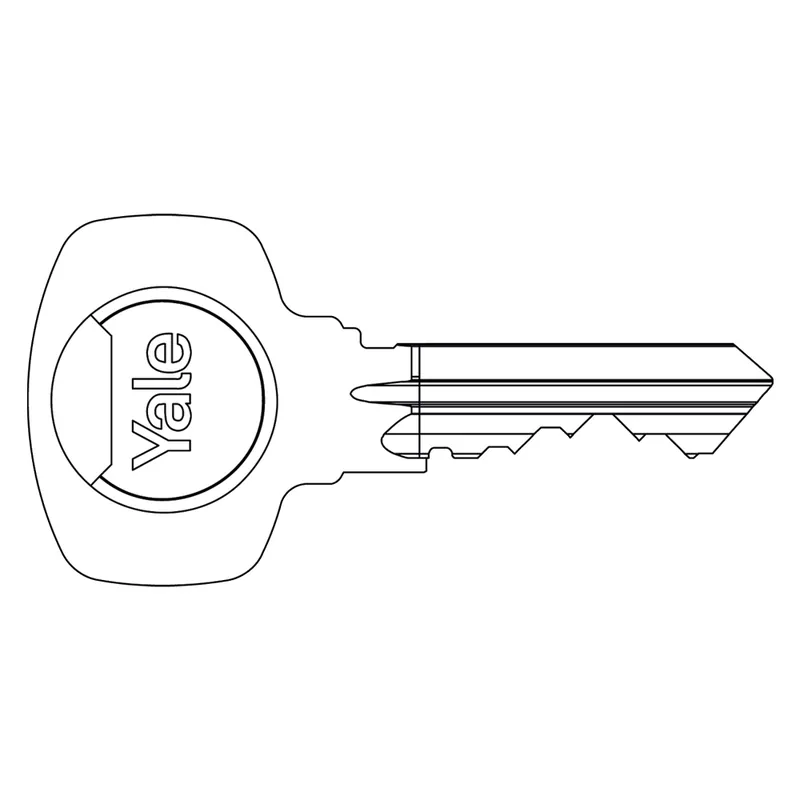 CHIAVE OTTONE NICHELATO profilo destro Koop Online