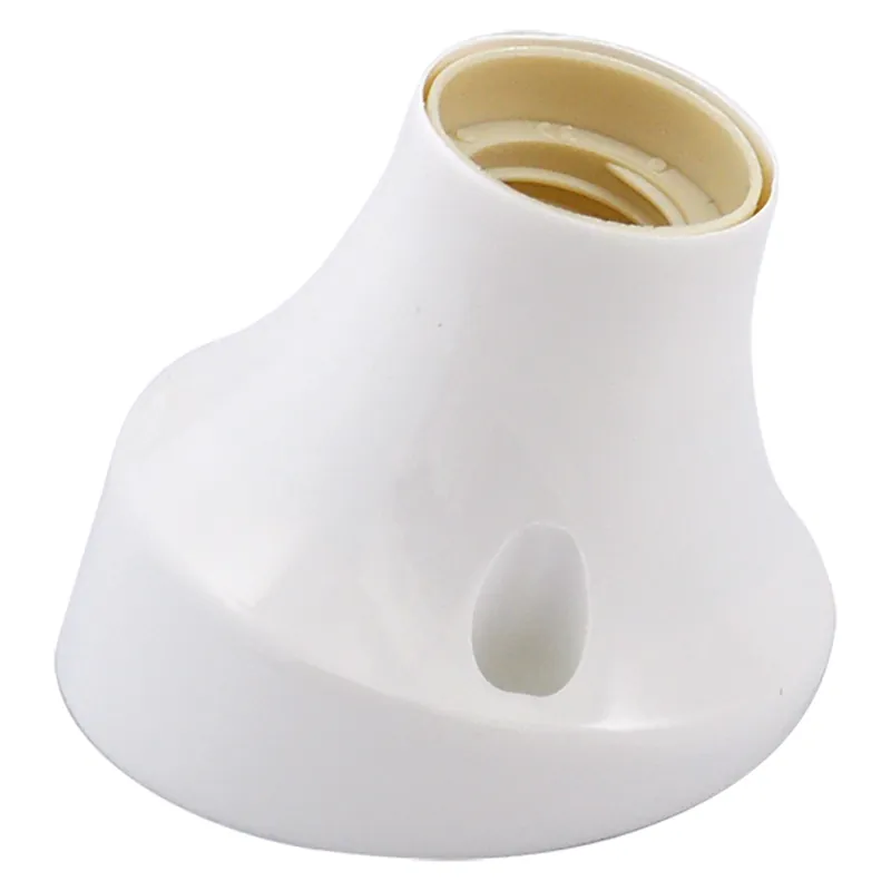 BASE CURVA PER PUNTO LUCE max. 60W - colore bianco Koopje