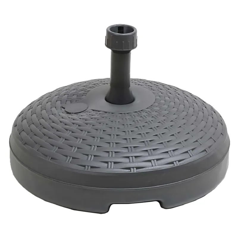 Alleen Vandaag BASE PLASTICA PER OMBRELLONE EFFETTO RATTAN colore antracite