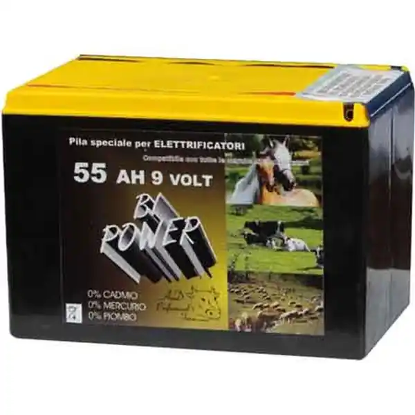 BATTERIA A SECCO PER ELETTRIFICATORI 9V - 130 Ah - durata 13000 ore Alleen Vandaag