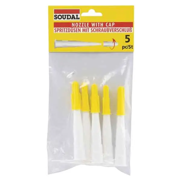 BECCUCCIO DI RICAMBIO PER CARTUCCE SILICONE Confezione 5 pezzi Direct Verzonden