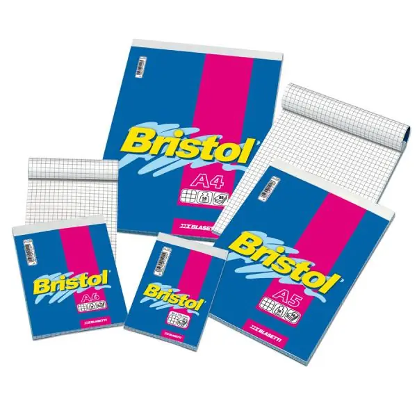 BLOCCO NOTE BRISTOL formato A6 - 60 fogli Uitverkoop