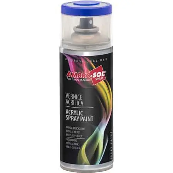 BOMBOLETTA SPRAY ACRILICO UNIVERSALE 400 ML AMBROSOL Giallo cromo Q.TA 6 Populair
