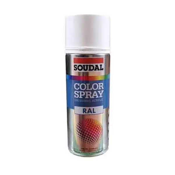BOMBOLETTA SPRAY ACRILICO UNIVERSALE 400 ML SOUDAL Giallo Traffico RAL 1023 Q.TA 6 Beste Prijs