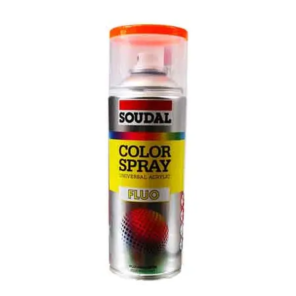 Gereduceerde Prijs BOMBOLETTA SPRAY FLUORESCENTE SOUDAL 400 ml - Rosa Q.TA 6