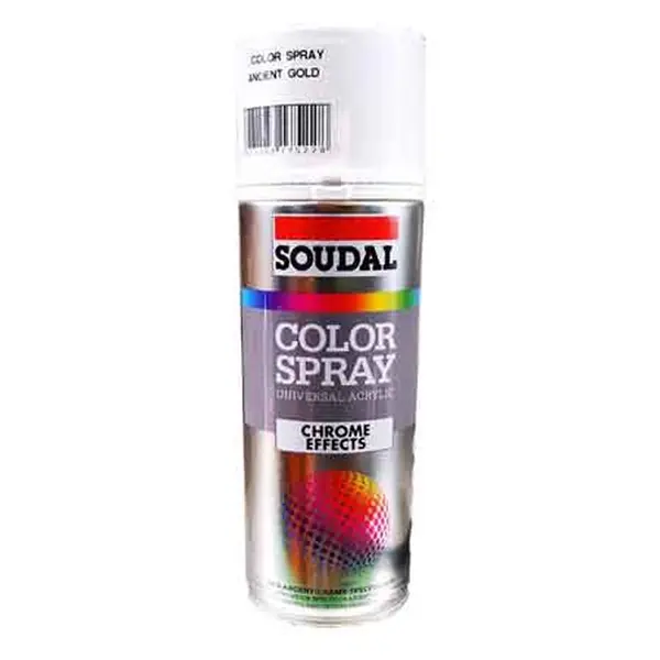 Beperkte Voorraad BOMBOLETTA SPRAY METALLI PREZIOSI SOUDAL 400 ml - Specchiante Argento Q.TA 6
