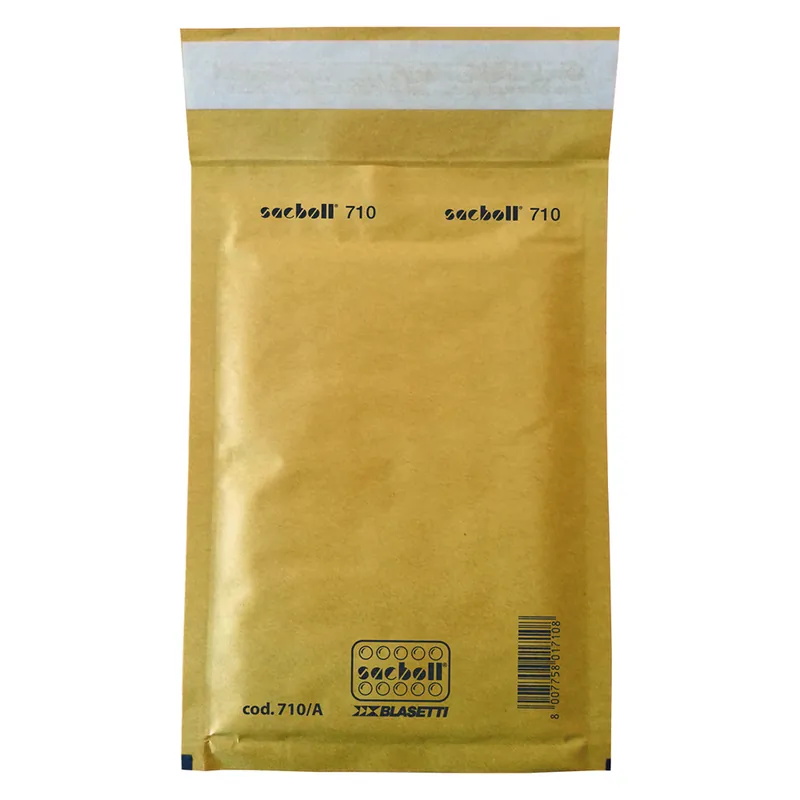 Flitsaanbieding BUSTA CON IMBOTTITURA BOLLATA cm 29 x 42 gialla - cf.10 pz