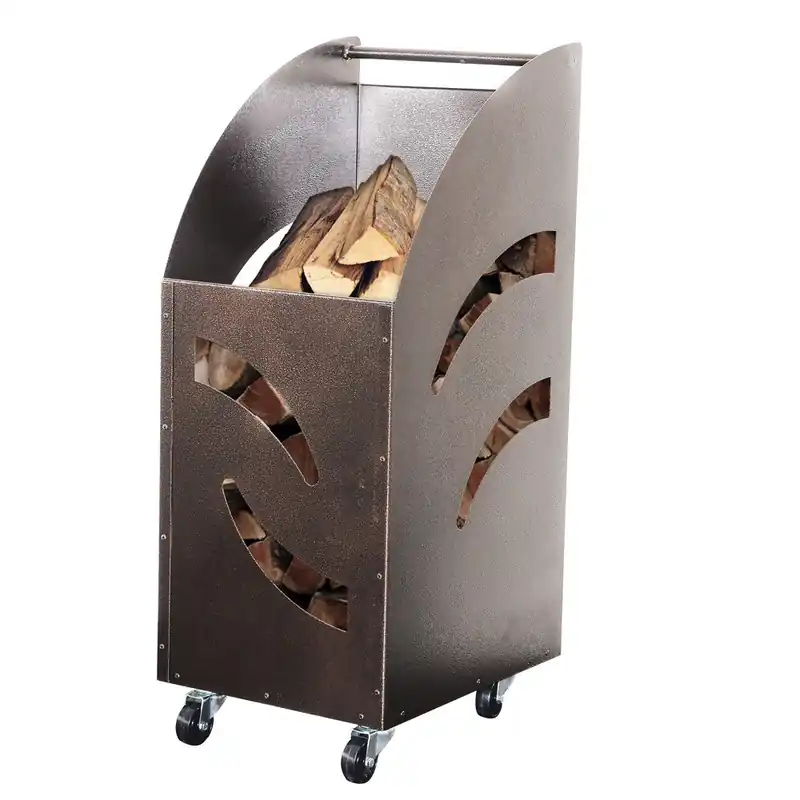 CARRELLO PORTALEGNA PER CAMINO 32x42x80h cm Meest Verkocht