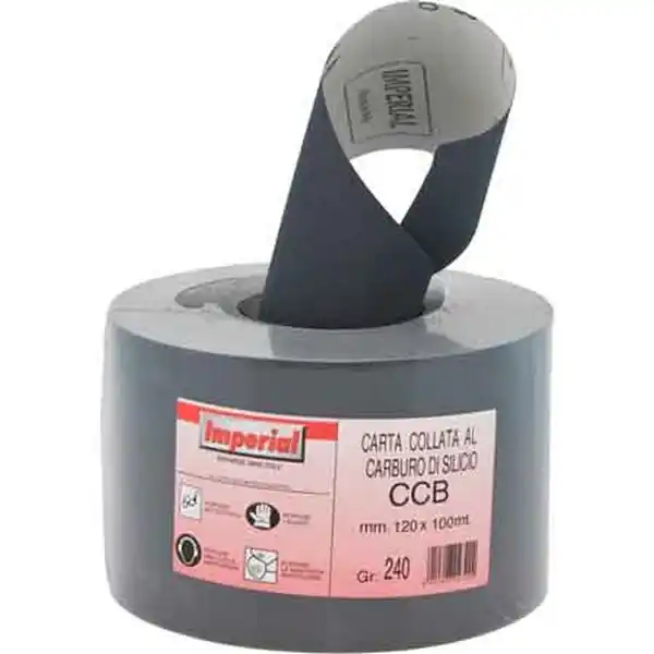 CARTA ABRASIVA ‘CCB‘ Grana 180 - rotolo mm 120x100 mt Q.TA 100 Koop Online