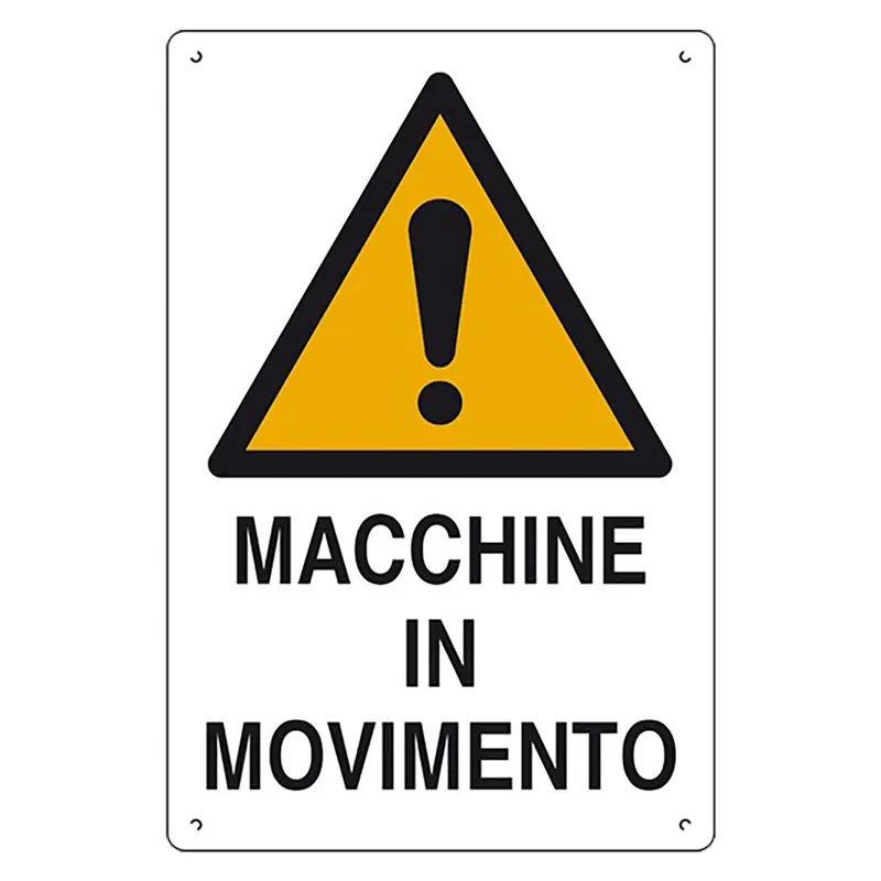 Korting CARTELLO MACCHINE IN MOVIMENTO cm 60 x 40 Q.TA 10