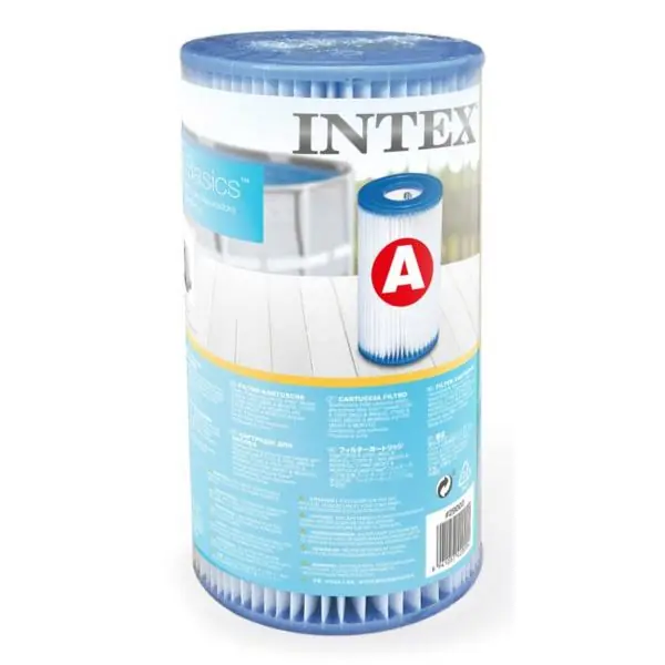 CARTUCCIA FILTRO PER POMPE PISCINA mod. A - tipo medio Ø 10,6 x h.20 cm Q.TA 6 Fabrieksprijs