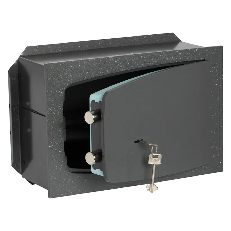CASSAFORTE CON CHIAVE 8A010 cm 36 x 24 x 19,5 - 2 catenacci Dagaanbieding