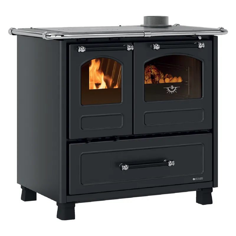 CUCINA A LEGNA FAMILY 4,5 7,5 kW - colore bianco Rechtstreeks Van De Fabrikant