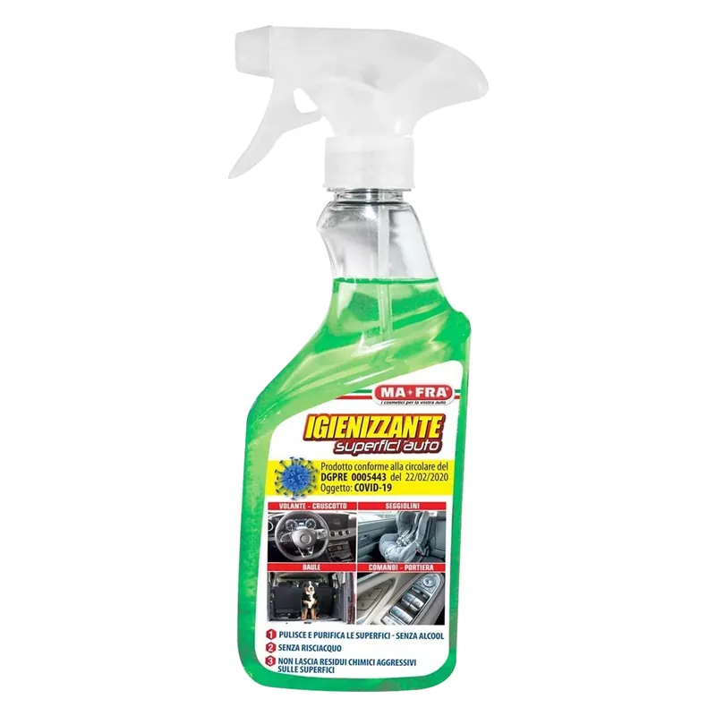 DETERGENTE IGIENIZZANTE SUPERFICI AUTO ml 500 Favoriet