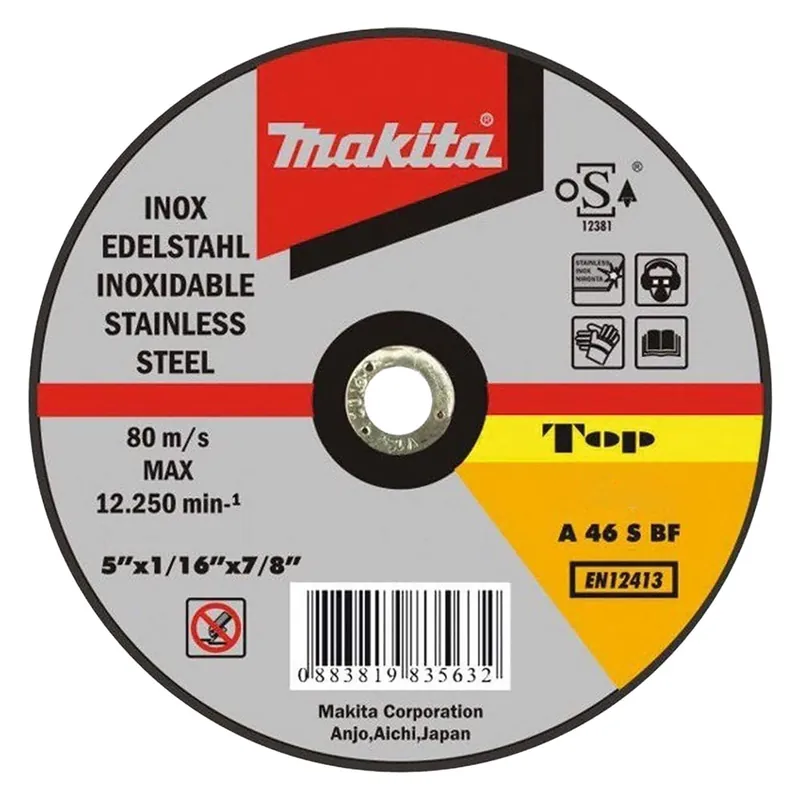 Laatste Kans DISCHI DA TAGLIO ULTRASOTTILI MAKITA ø mm 115 x 1,6 Q.TA 50
