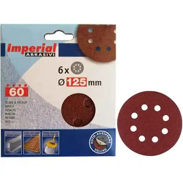 Snelle Levering DISCO ABRASIVO VELCRATO ‘FAI DA TE‘ Ø 115 mm - grana 240 - 6 pezzi