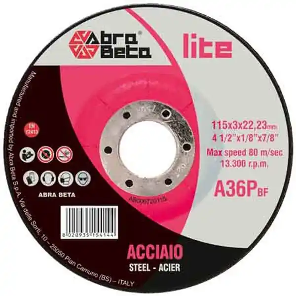 Aanbieding DISCO DA TAGLIO PER FERRO ABRA BETA Ø 115x3,2 mm