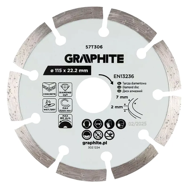 Direct Verzonden DISCO DIAMANTATO ø 115 mm - foro 22,2 mm