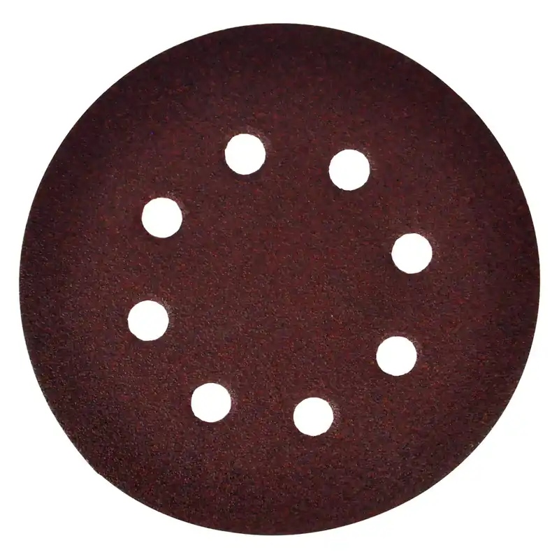 DISCO IN CARTA VELCRATO P64E 8 FORI ø mm 125 x 0 - grana 40 Q.TA 50 Alleen Vandaag