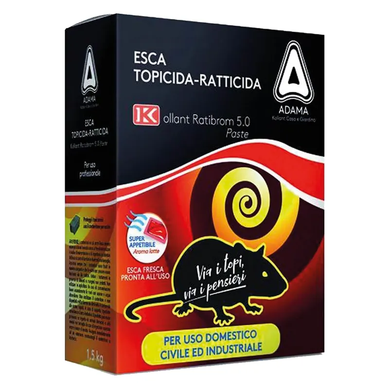 ESCA TOPICIDA RATIBROM gr. 1500 - cf. 3 buste (500 gr.) Finale Uitverkoop