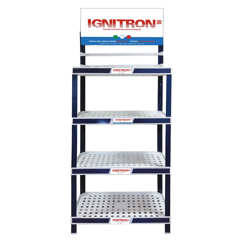 ESPOSITORE DA TERRA PER BATTERIE IGNITRON cm 70 x 34,7 x h.172 Bestel Nu
