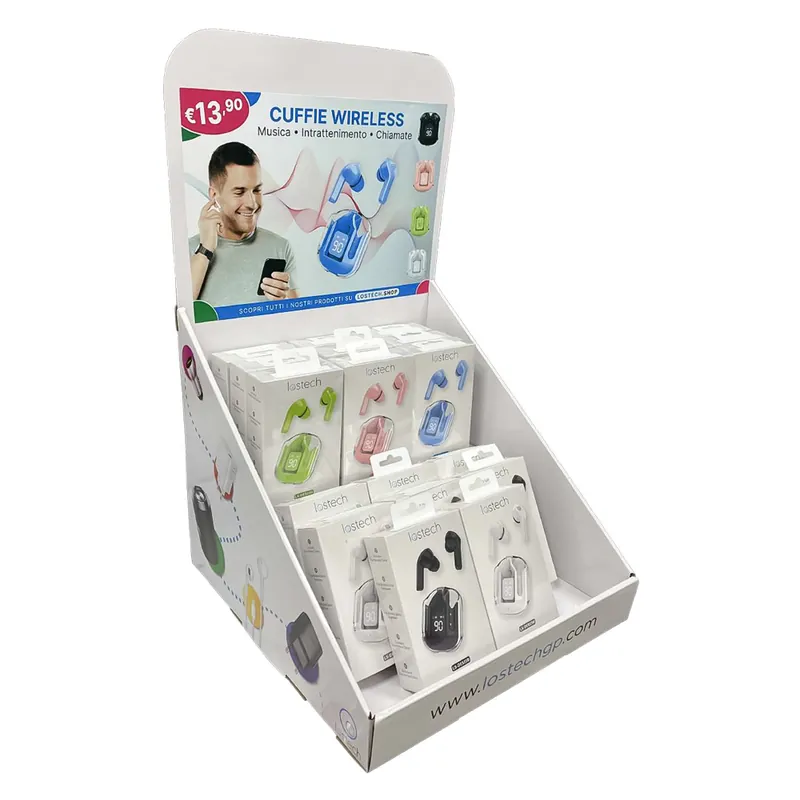 Betrouwbaar ESPOSITORE PER CUFFIE WIRELESS 14 pz - completo