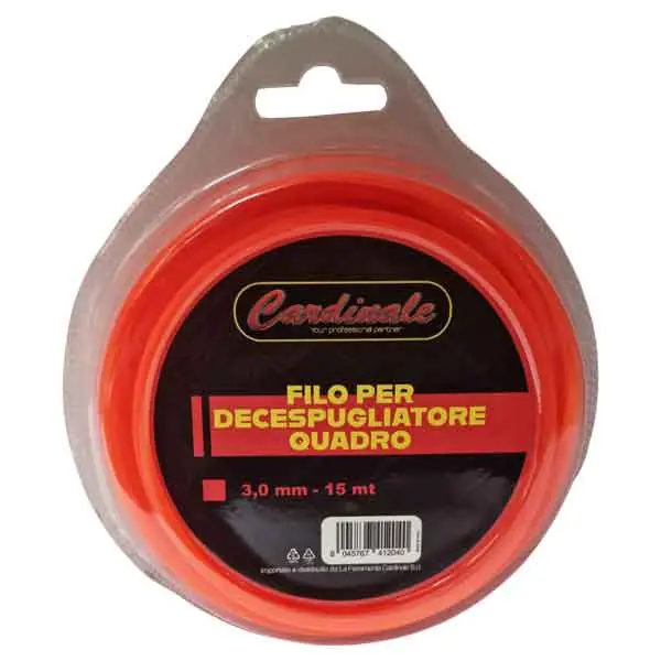 Superprijs FILO PER DECESPUGLIATORE QUADRO CARDINALE 3,3 mm x 40 mt